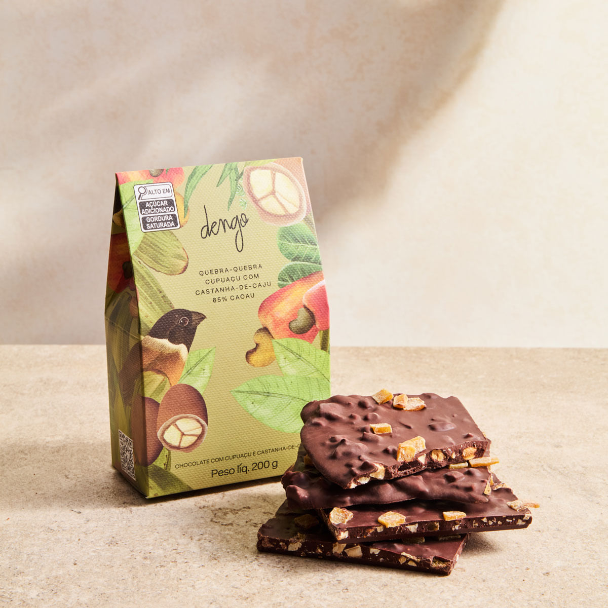 Chocolate Quebra-Quebra de Cupuaçu com Castanha de Caju | 200g