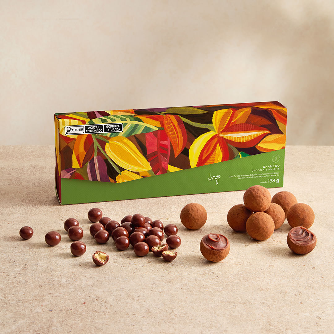 Caixa de Chocolate ao Leite Chamego | 138g