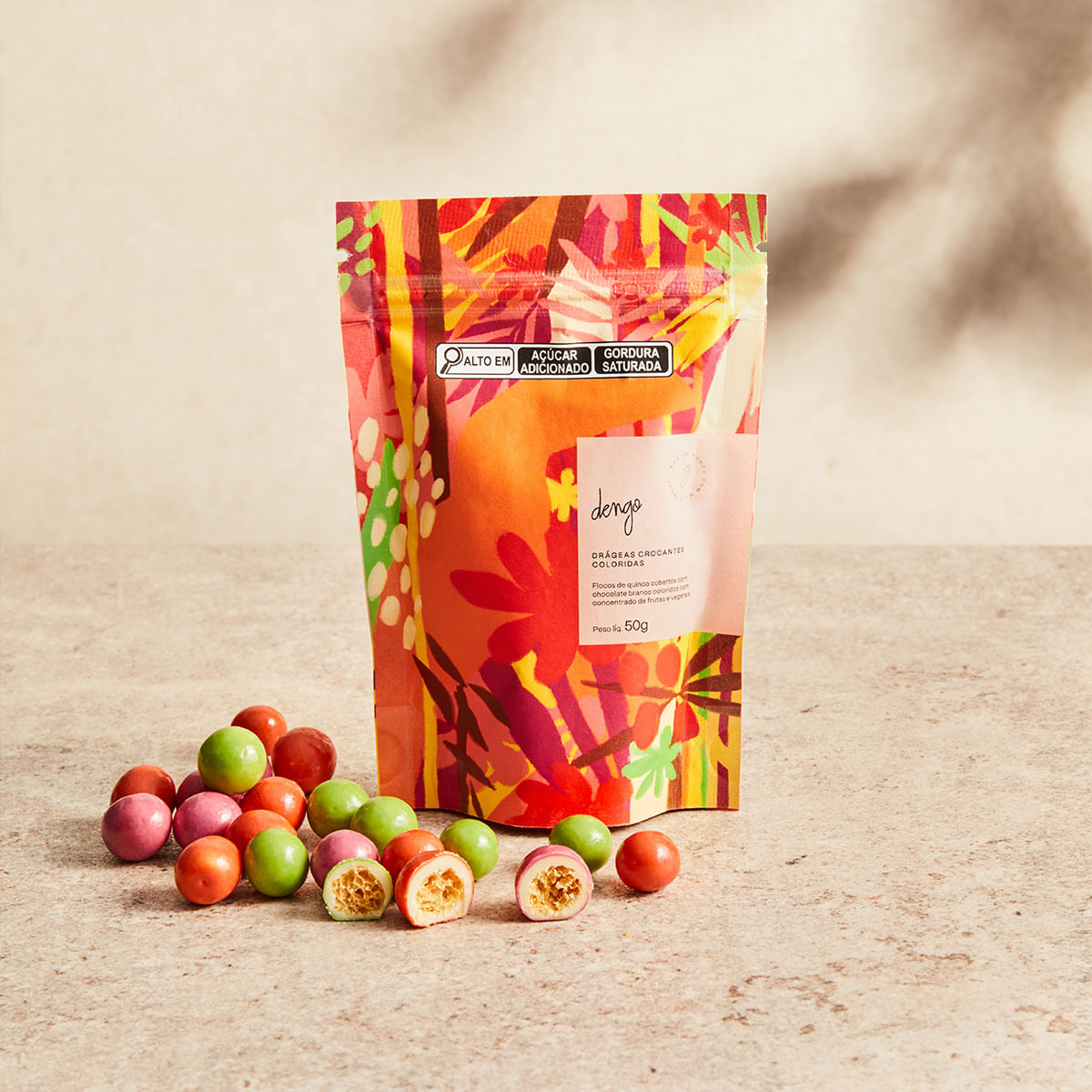 Drágeas de Chocolate Coloridas | 50g